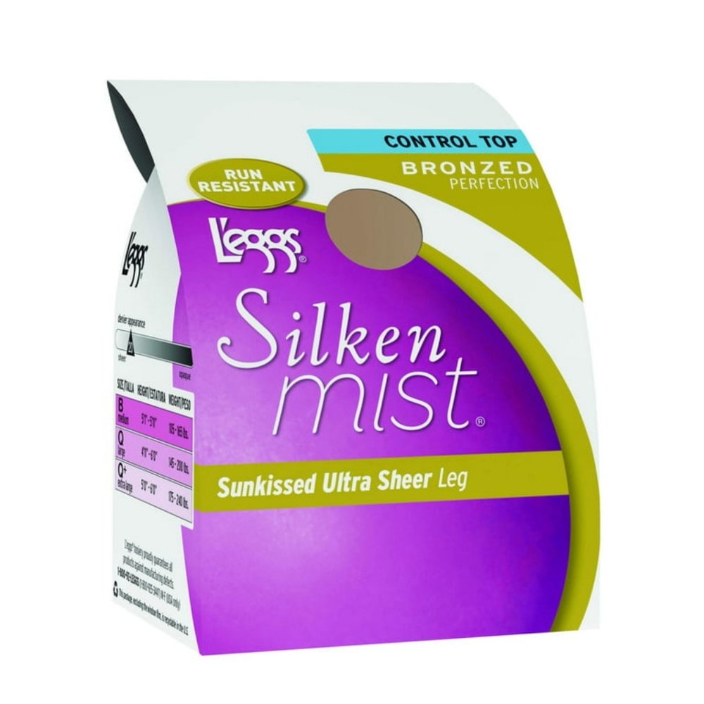 L'eggs Women's Silken Hosiery Pantyhose Size A